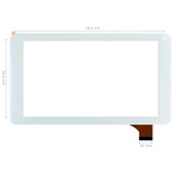 Tela Vidro Touch Compatível Tablet Philco Ptb7pab Branco