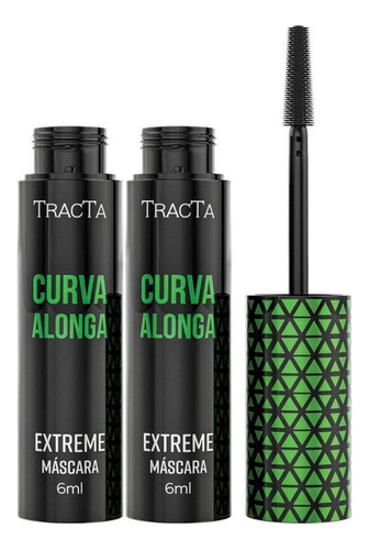 Kit Com 2 Máscara De Cílios Extreme Tracta- Curva Alonga 6ml