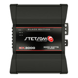 Módulo Amplificador Barra Stetsom Ex3000 2 Ohm Black Edition Cor Preto