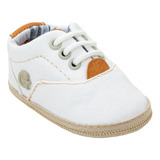 Zapatilla Vestir Sport Nautica Blanca Bebe Gorditoo 14 Al 18