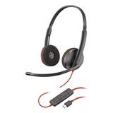 Headset Plantronics Blackwire C3220 Usb Poly C3220 Llega Hoy