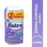 Desodorante En Barra Yodora Mujer Derma Control 45 Gr X 2 Un