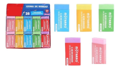 Pack De Goma De Borrar Incluye 5 Unidades