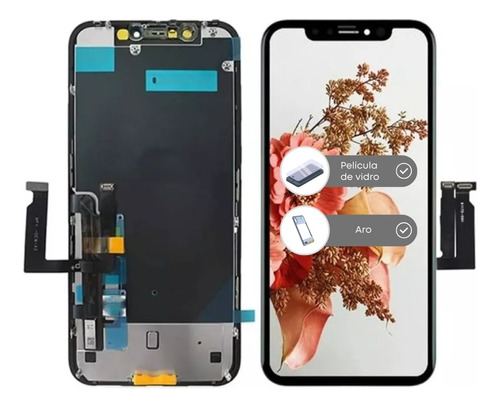 Tela Display Frontal Lcd Tela Para iPhone XR + Película