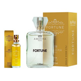 Kit Perfume Masculino Fortune Amakha Paris 100ml E 15ml