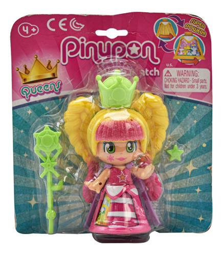 Pinypon Queens Vestido Rosa Super Power Famosa Cd