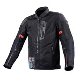 Jm Núñez Campera Moto Ls2 Cordura Hombre Alba Verano Negra