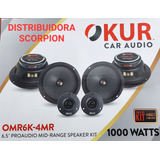 Set De Medios Okur By Db Drive 4x6.5 Pulgadas 2 Balas 1000w