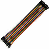 Cables-jumpers Macho-hembra Dupont Protoboard 20cms X 40und.
