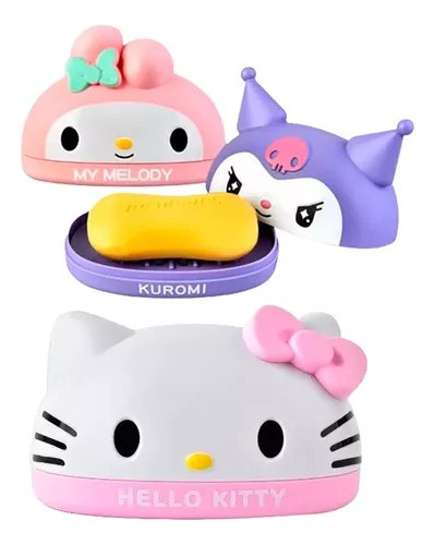 Jabonera De Baño Personajes Sanrio Kuromi My Melody Hk