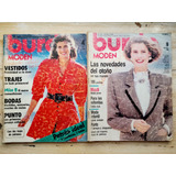 Lote De 2 Revistas Burda Moden Antiguas Año 1988 Con Moldes