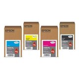 Kit De Cartuchos Epson Combo 748xxl Original P/ Wf 6090/6590