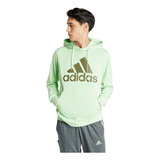 Sudadera adidas Essentials Logo Hombre Verde