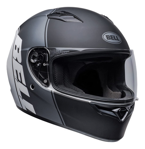 Bell Qualifier Casco (ascent Negro/gris Mate, Mediano)
