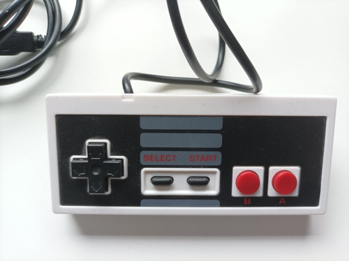 Gamepad Mando Retro Nes Family Game Usb Pc Mac Linux 