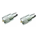 2 Conector Uhf Macho Longo Pl-259 P/ Cabo Rg213 Rg58 200 Tr