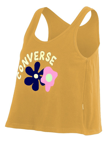 Musculosa Converse Support Tank Mostaza Mujer