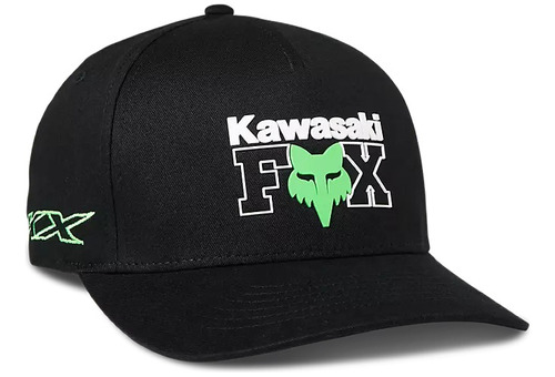 Gorra Fox Flexfit X Kawi Negro