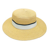 Pava Sombrero Mujer Dama Playa Cordobes Sol Gorro Fedora Uv