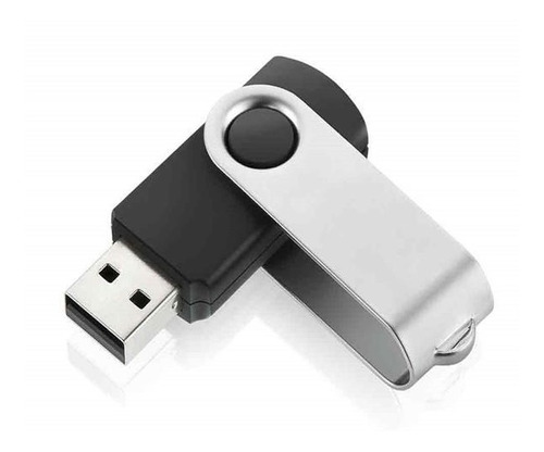 Pendrive Multilaser Twist Sem Logo 16gb 2.0 Preto E Prateado