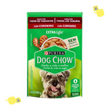 15 Saches Alimento Umido Dog Chow Adulto Tdtm Cordeiro 100g