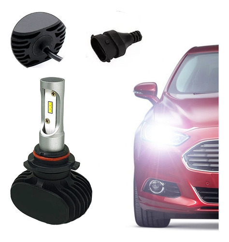 Kit Lâmpadas Ultra Led Carro 6000k 10000 Lumens Super Branca