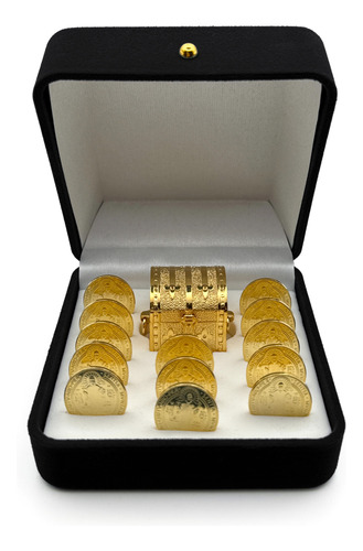 Arras Matrimoniales Oro Lam 24k Set Boda Wedding Unity Coin