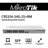 Switch Gigabit Ethernet Mikrotik Crs326-24g-2s+rm Poe