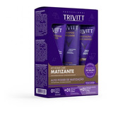 Trivitt Kit Home Care Matizante + Fluido Escova Matizante 
