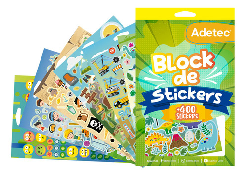 Block De Stickers Para Niño O Niña
