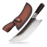 Homeease Cuchillo De Carnicero, Cuchillo Vikingo Con Vaina, 