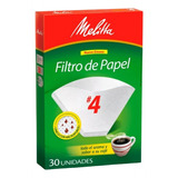 Filtro De Papel De Café Super Premium Cono N.º 4 Melitta