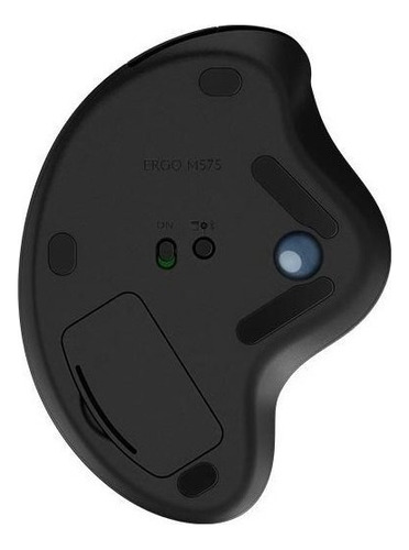 Mouse Trackball Inalámbrico Logitech  Ergo M575 Negro