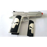 Tala Empunhadura Airsoft 1911 Cabo Justiceiro Punisher Grip