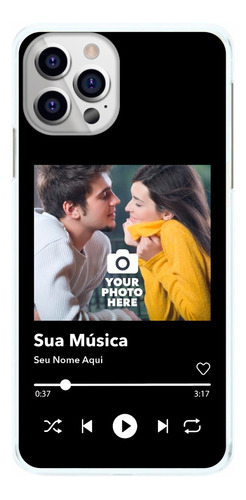 Capinha Sua Foto Com Música Trilha Sonora Capa Celular