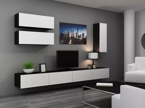 Mesa Lcd Led Smart Tv Rack Modular Hasta Tv 65