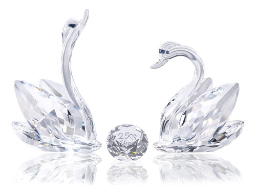 Ywhl Regalos De Cisne De Cristal Para Esposa Aniversario De