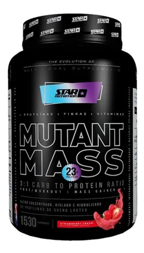 Mutant Mass 1,5kg Star Nutrition Ganador Peso Oxido Nítrico