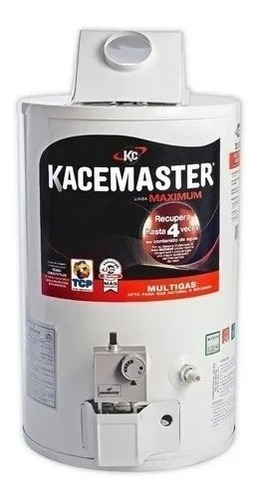 Termotanque Multigas Kacemaster De 30 Litros Carga Superior