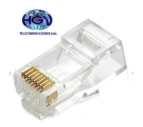 Conector Rj45  Categoría 5 (bolsa 100 Un )