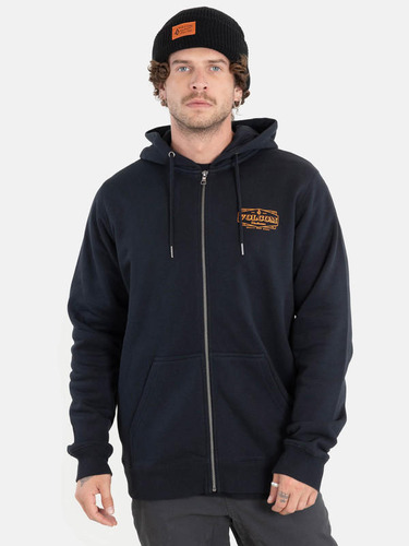 Poleron Volcom Worker Union Zip Fleece Hombre Volcom