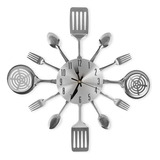 Relojes De Pared De Cocina Grandes Con Cucharas Y Tenedores,