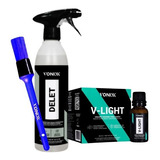 Kit Delet V-light Automotivo Borrachas Plastico Vonixx