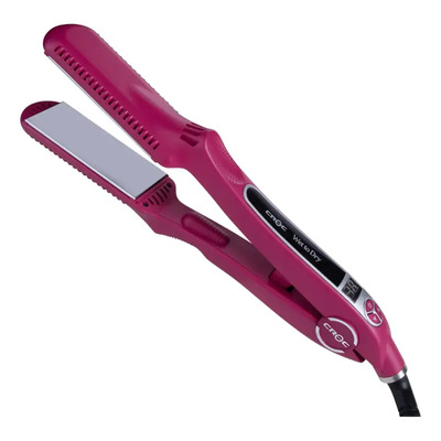 Plancha De Cabello Croc Wet To Dry Fuchsia Titanio | Envío gratis