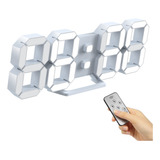 Reloj Despertador Digital Led 3d De 9.7 Pulgadas, Decorativo