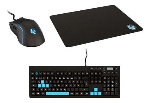Teclado Gamer, Mouse Y Pad Mouse Marca Silvercrest 