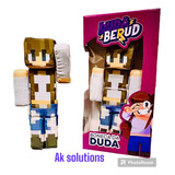 Boneco Duda Berud Minecraft Streamers 35 Cm Jogo Promoção