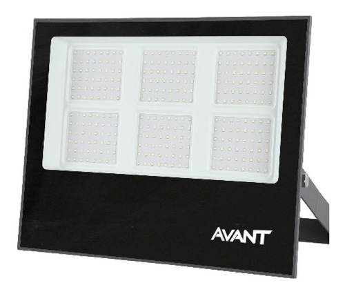 Refletor 300w Led Branco Frio 6500k Bivolt Avant Cor Da Carcaça Preto Cor Da Luz Branco-frio 110v/220v