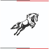 Calca Sticker Caballo Corriendo,para Camioneta Tapa O Vidrio