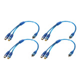 Cable Adaptador De 4 Conectores Rca Phono Y Splitter Lead, 1